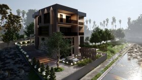 Doğayla Uyumlu Villa Bahçesi Tasarımı