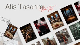 dikkat çekici ve modern afiş tasarımları hazırlarım