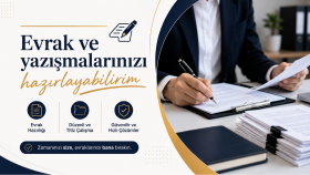 kurumsal evraklarınızı hazırlayabilirim