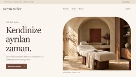 Serein Atelier | Güzellik Salonu Web Sitesi Demosu