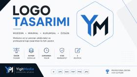 markanıza özel modern ve kurumsal logo tasarlarım