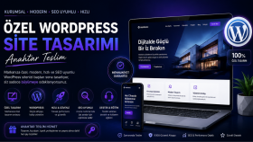 wordpress uzmanıyım size özel tasarımlı site hazırlarım