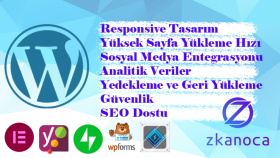 WordPress ile şık, hızlı ve SEO puanı iyi siteler yapıyorum