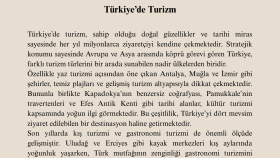 Türkiye'de Turizm