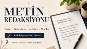 Türkçe metinlerinizi profesyonelce düzenlerim
