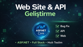 ASP.NET ile web sitesi ve API geliştiririm