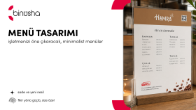 işletmeleriniz için yeni nesil minimalist menüler tasarlarım