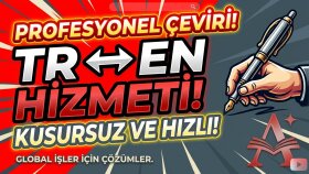  çeviri ve metin yazarlığı yaparım
