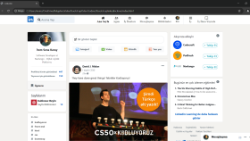 LinkedIn Arayüz Geliştirme (Responsive & Bootstrap)