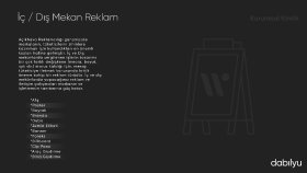 İç /  Dış Mekan Reklam
