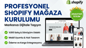 satış odaklı anahtar teslim Shopify mağazanızı kurabilirim