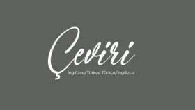 İngilizce-Türkçe, Türkçe-İngilizce çeviri yapabilirim