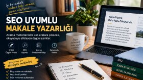 SEO uyumlu makale yazarlığı yapıyorum