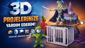 3D projelerinizde size yardımcı olabilirim