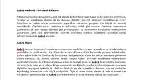 AirBNB Türkiye İçin Hazırlanan İçerikler