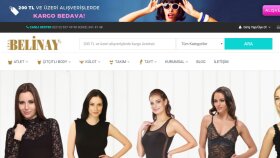 Belinay Bayan İç Giyim E-Ticaret Web Sitesi