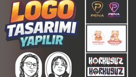  kişiye özel, özgün logo tasarımları yapabilirim