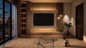 Modern Villa İç Mekân 3D Görselleştirme