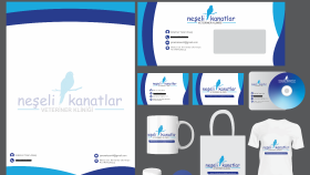Neşeli Kanatlar Kuş Veteriner Kliniği Kurumsal Kimlik Tasarm