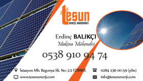 Tesun Enerji Kartvizit