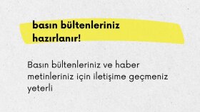 sizlere haber metni ve basın bültenleri hazırlayabilirim