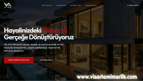 Via Arte Mimarlık Profesyonel Kurumsal Web Sitesi