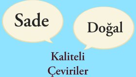  doğal ve profesyonel bir şekilde çevirilerinizi yaparım