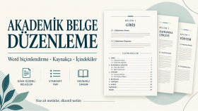 Word belgelerinizi kılavuza uygun biçimlendiririm