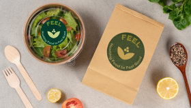 Logo ve ambalaj mockup