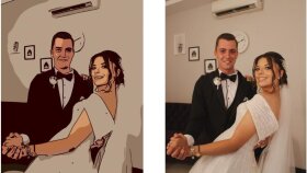 fotoğrafları efektler kullanarak çizim haline çeviriyorum