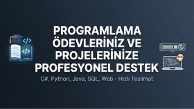 yazılım projeleriniz için destek veririm