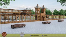 AD Mimarlık Ahşap restoran ve cafe projemiz