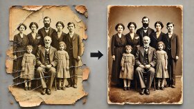 eski fotoğrafları hayata döndürüyorum