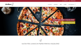 Sultan Pide Fırını Kurumsal Web Sitesi Tasarımı