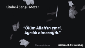 Seslendirme - Kitabe-i Seng-i Mezar şiir seslendirmesi