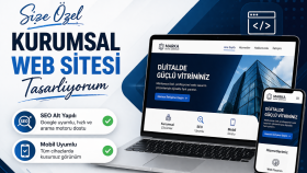 size özel kurumsal web sitesi tasarlıyorum