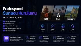 oyun sunucularınızı profesyonel şekilde kurarım