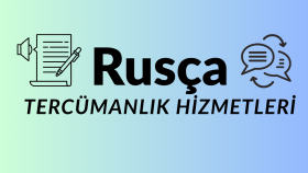 Türkçe-Rusça sözlü ve yazılı çeviri yaparım