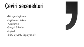Çeviri çeşitleri
