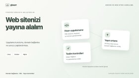 web uygulamanızı sunucuya kurar ve yayına alırım
