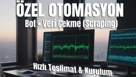 özel otomasyon ve veri çekme botları geliştirebilirim