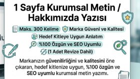 kurumsal metin yazarlığı yapabilirim