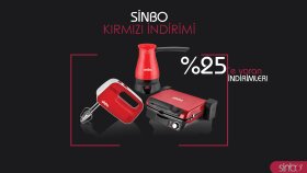 Sinbo Kırmızı İndirim Post Çalışması