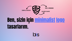 sizin için minimalist logo tasarlarım