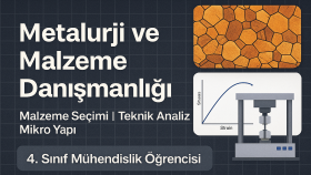  malzeme bilimi alanında mühendislik danışmanlığı veriyorum