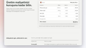 Atolyo – Üreticiler için Stok ve Maliyet Takip Yazılımı