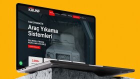 Krunf.com web sitesi tasarımı