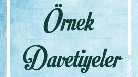 ÖRNEK DAVETİYE