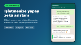 işletmenize WhatsApp, Instagram ve web AI asistanı kurarım