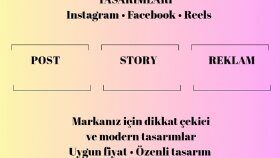 sosyal medya post tasarımı yapıyorum